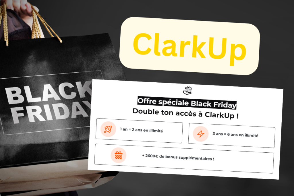ClarkUp crm prospection offre black friday